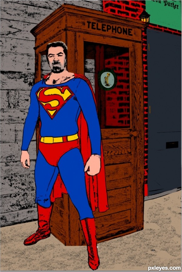 Creation of An Older Superman: Step 5