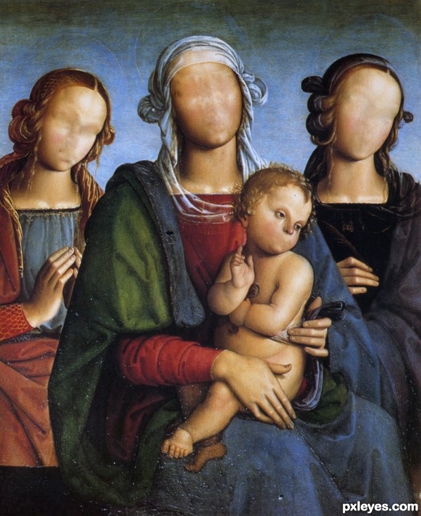 Creation of Pietro Perugino.: Step 1