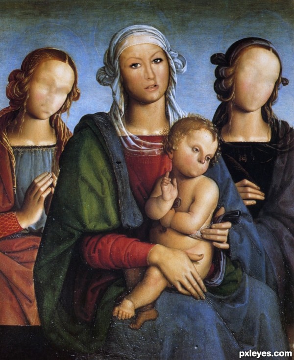 Creation of Pietro Perugino.: Step 2