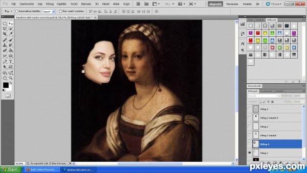 Creation of Angelina: Step 3