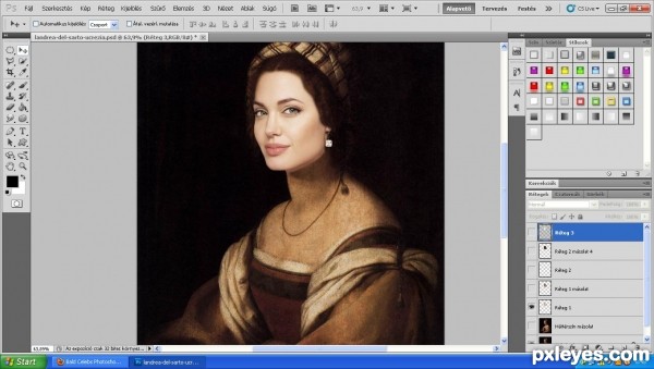 Creation of Angelina: Step 4