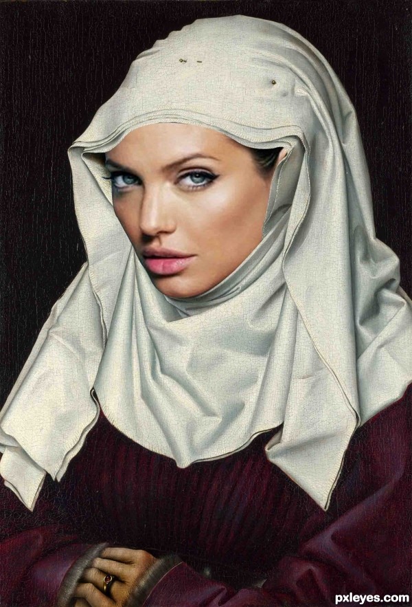 Creation of Angelina Jolie: Step 1