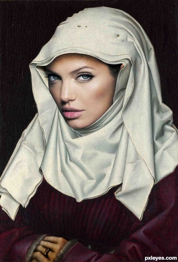 Creation of Angelina Jolie: Step 3