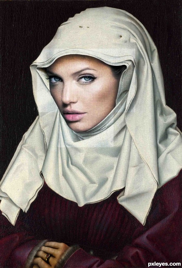 Creation of Angelina Jolie: Step 4