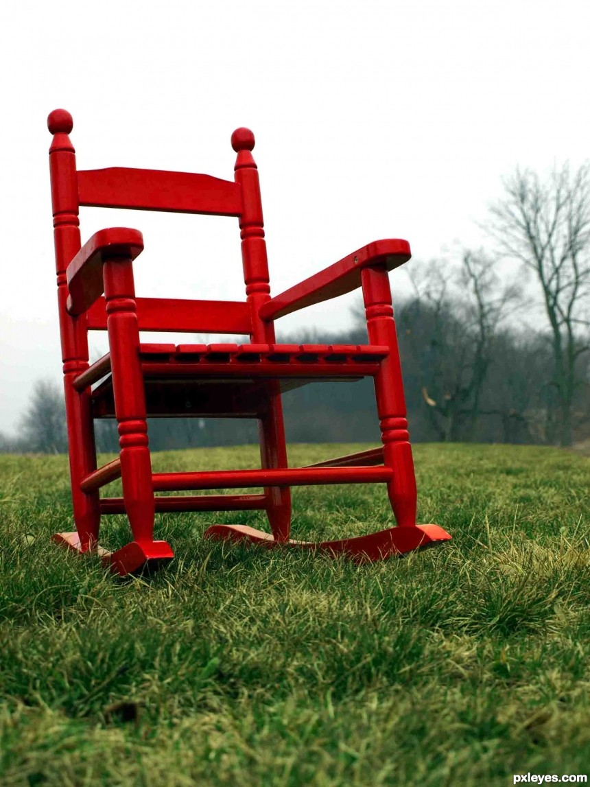 Red chair photoshop picture)