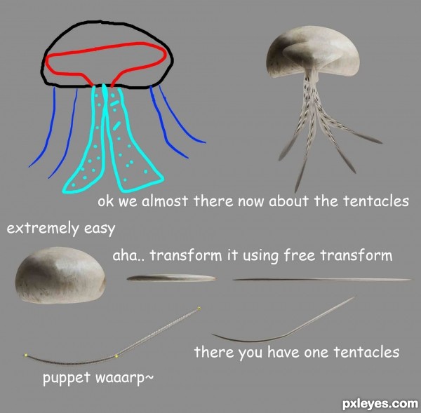 Creation of Megajellydon: Step 6