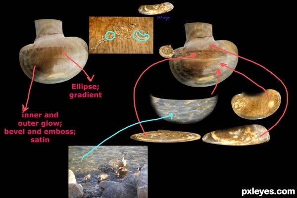 Creation of Glass Mushrooms: Step 1