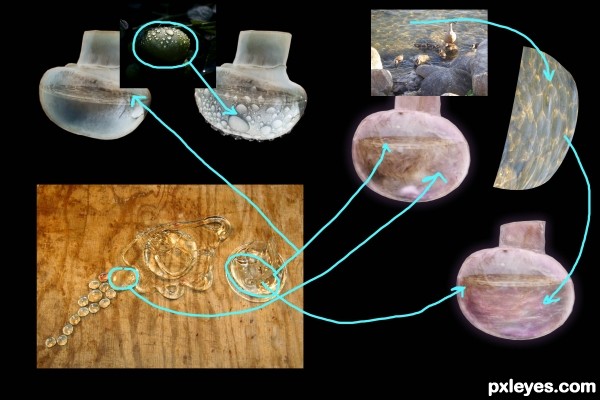 Creation of Glass Mushrooms: Step 2