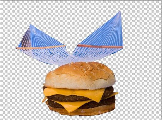 Creation of Cheeseburger Man: Step 2