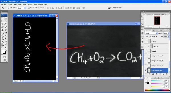 Creation of chemistry hurricane: Step 2