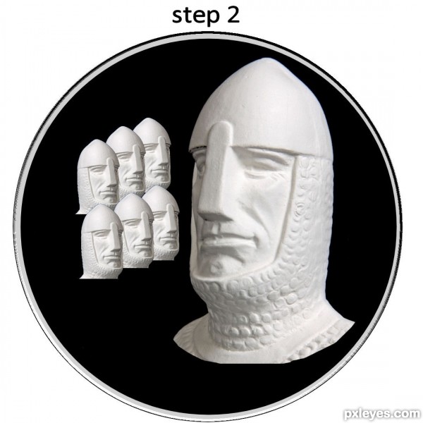 Creation of rare templar coin: Step 2