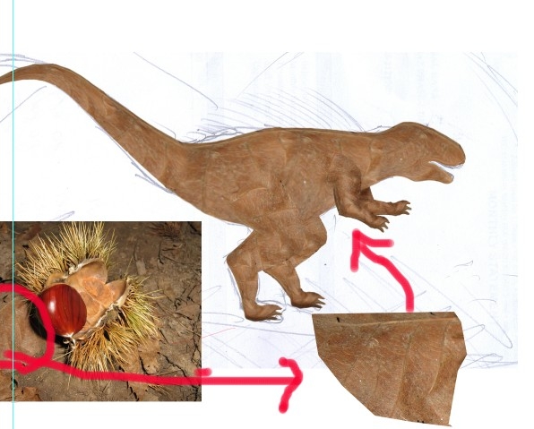 Creation of Chesnut Dino: Step 2