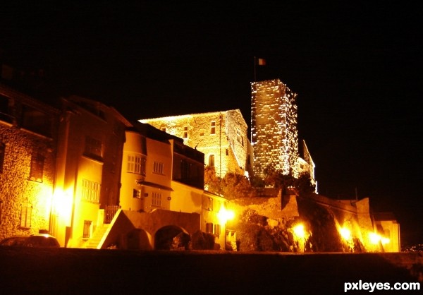 Antibes & Christmas lights