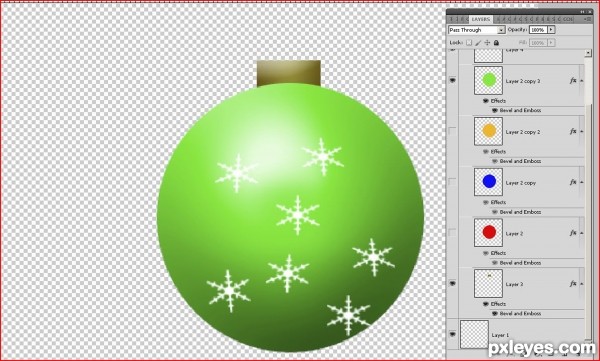 Creation of It's Christmas Time: Step 3