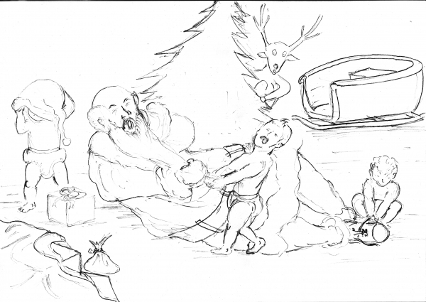 Creation of Santa! Let's Play: Step 2