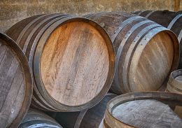 Wine barrels