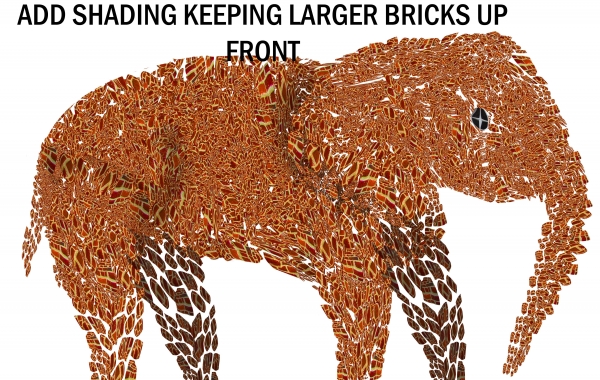 Creation of Brick Elephant: Step 6