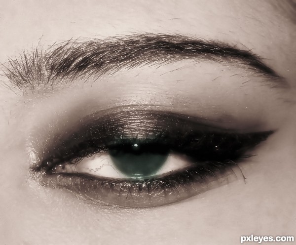 Creation of beautifull eyee: Step 1