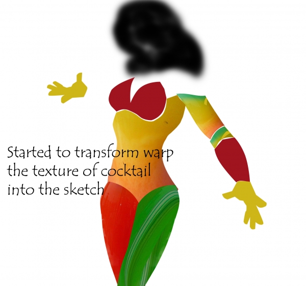 Creation of Cocktail Girl: Step 7