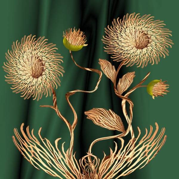 Creation of Chrysanthemums: Step 10