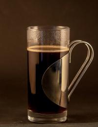 Coffee in a glass