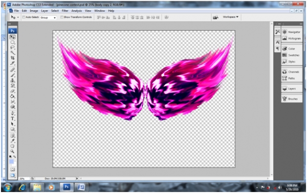 Creation of Butterfly: Step 3