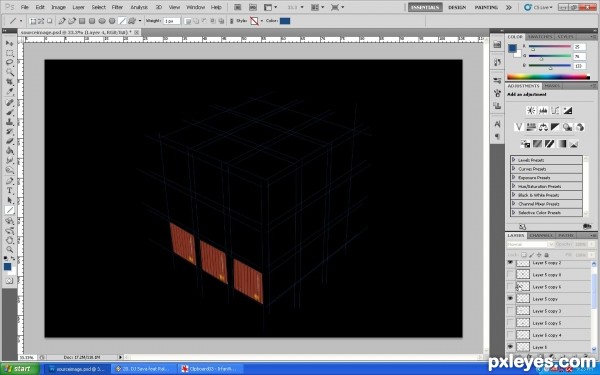 Creation of Rubik: Step 9