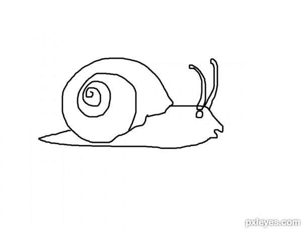 Creation of Mr. Snail Day Out: Step 1