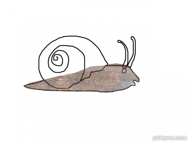 Creation of Mr. Snail Day Out: Step 4