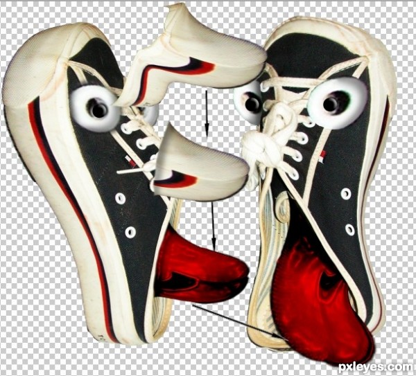 Creation of Really Crazy Shoes: Step 8