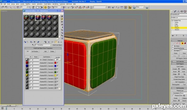 Creation of broken rubik: Step 5