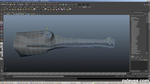 Creation of Crocodilian: Step 4