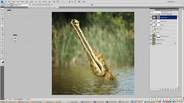 Creation of Crocodilian: Step 14