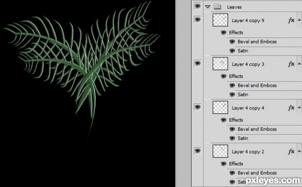 Creation of Flowers: Step 15