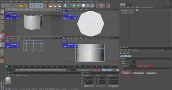 Creation of Diamond - Brilliant round cut: Step 4