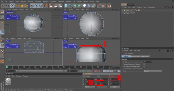 Creation of Diamond - Brilliant round cut: Step 6