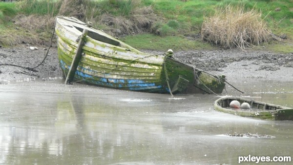 Creation of old boat: Step 1