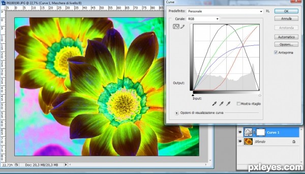 Creation of Psychedelic flowers: Step 2