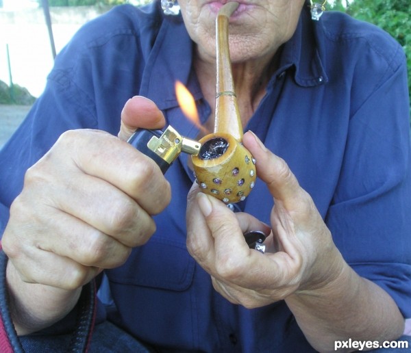 Creation of psychedelic pipe: Step 1