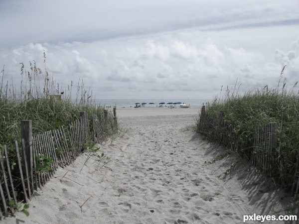 Creation of Moonlit Beach: Step 1