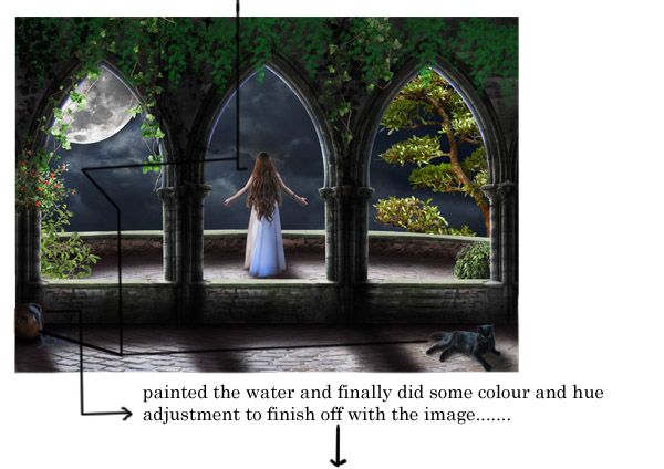 Creation of With Arms Wide Open...: Step 9