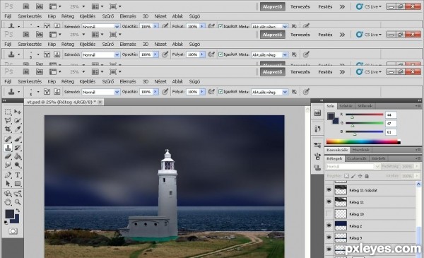 Creation of Lighthouse: Step 6