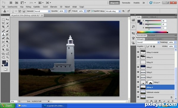 Creation of Lighthouse: Step 7