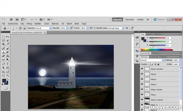 Creation of Lighthouse: Step 9