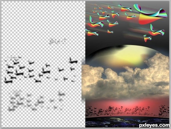 Creation of Capistrano Rainbows and Eggman: Step 20