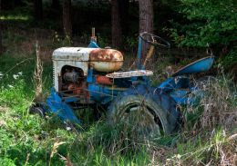 old tractor