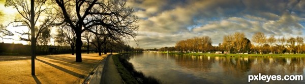 Creation of Riverside Walk: Step 1