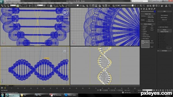 Creation of lighting DNA: Step 6