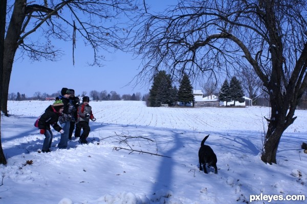 Creation of Snowball Fight: Step 2