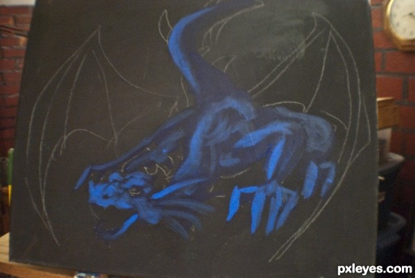 Creation of Blue Dragon: Step 2